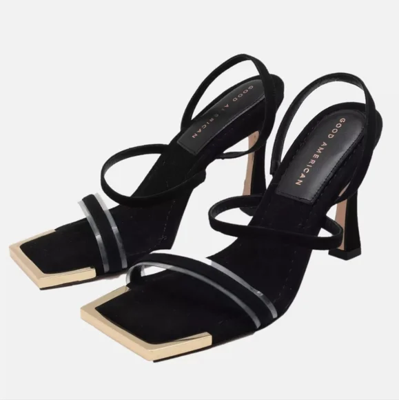 NWT GOOD AMERICAN HEELS - Picture 1 of 11